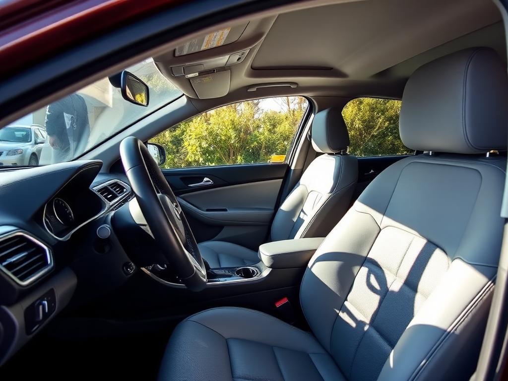 Interior deep clean transformation — after